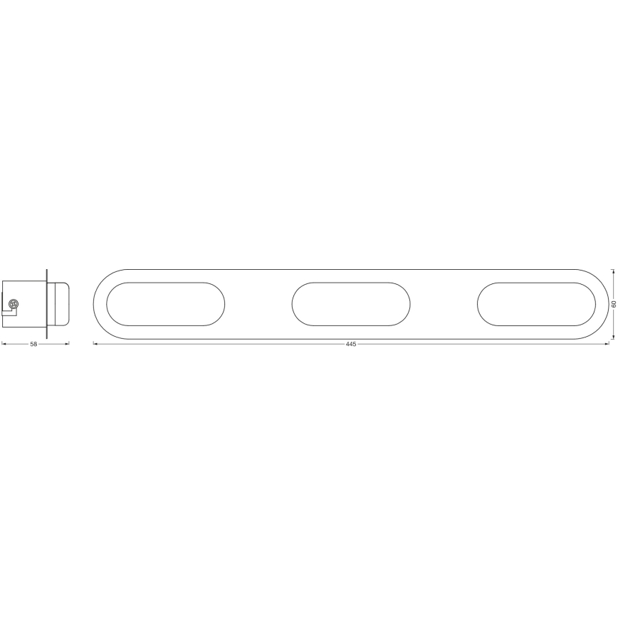 Osram - LED prigušivo kupaonsko zidno svjetlo SMART+ DUPLO LED/20W/230V 3000-6500K IP44 Wi‑Fi