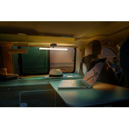 Osram - LED zidno svjetlo NIGHTLUX s mogućnošću prigušivanja, punjivo, s dodirnim upravljanjem LED/1,8W/5V crna