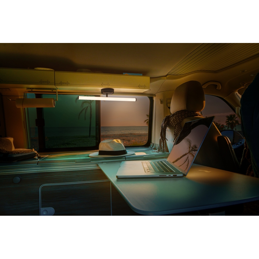 Osram - LED zidno svjetlo NIGHTLUX s mogućnošću prigušivanja, punjivo, s dodirnim upravljanjem LED/1,8W/5V crna