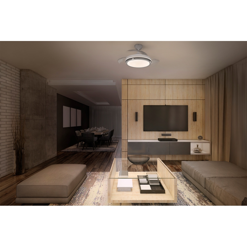 Osram - LED prigušivo stropno svjetlo s ventilatorom LEVECHE LED/36W/230V 3000/4000/6500K + daljinski upravljač