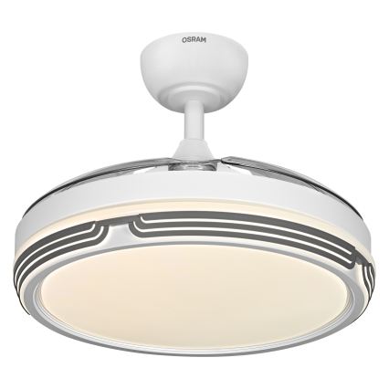 Osram - LED prigušivo stropno svjetlo s ventilatorom LEVECHE LED/36W/230V 3000/4000/6500K + daljinski upravljač