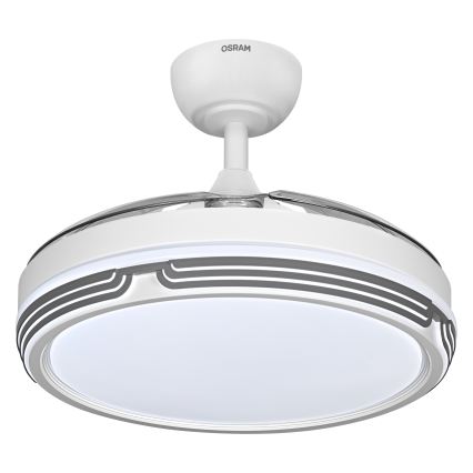 Osram - LED prigušivo stropno svjetlo s ventilatorom LEVECHE LED/36W/230V 3000/4000/6500K + daljinski upravljač
