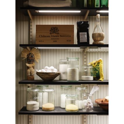 Osram - LED svjetlo za ugradnju ispod ormarića s senzorom pokreta i sumraka LINEAR LED/4W/3,7V 1500 mAh 3000/4000/6500K 60 cm siva