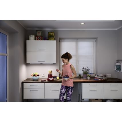 Osram - LED podpultna svjetiljka s detektorom pokreta i sumraka LINEARLED LED/2,9W/9V 6xAA 4000K 31,4 cm bijela