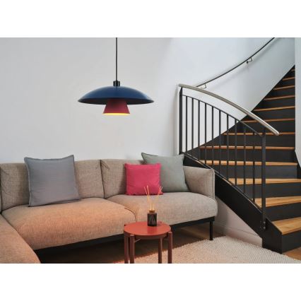 Osram - Luster na kabelu DECOR FLYING MUSHROOM 1xE27/25W/230V Ø 50 cm plava