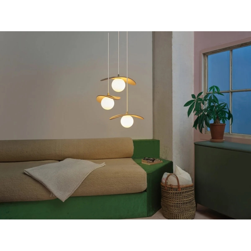 Osram - Luster na sajli DECOR PEARL 3xG9/5W/230V bež