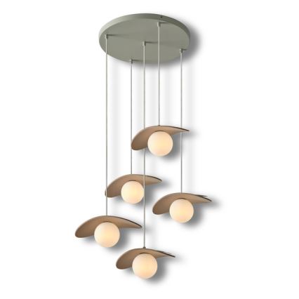 Osram - Luster na sajli DECOR PEARL 5xG9/5W/230V bež