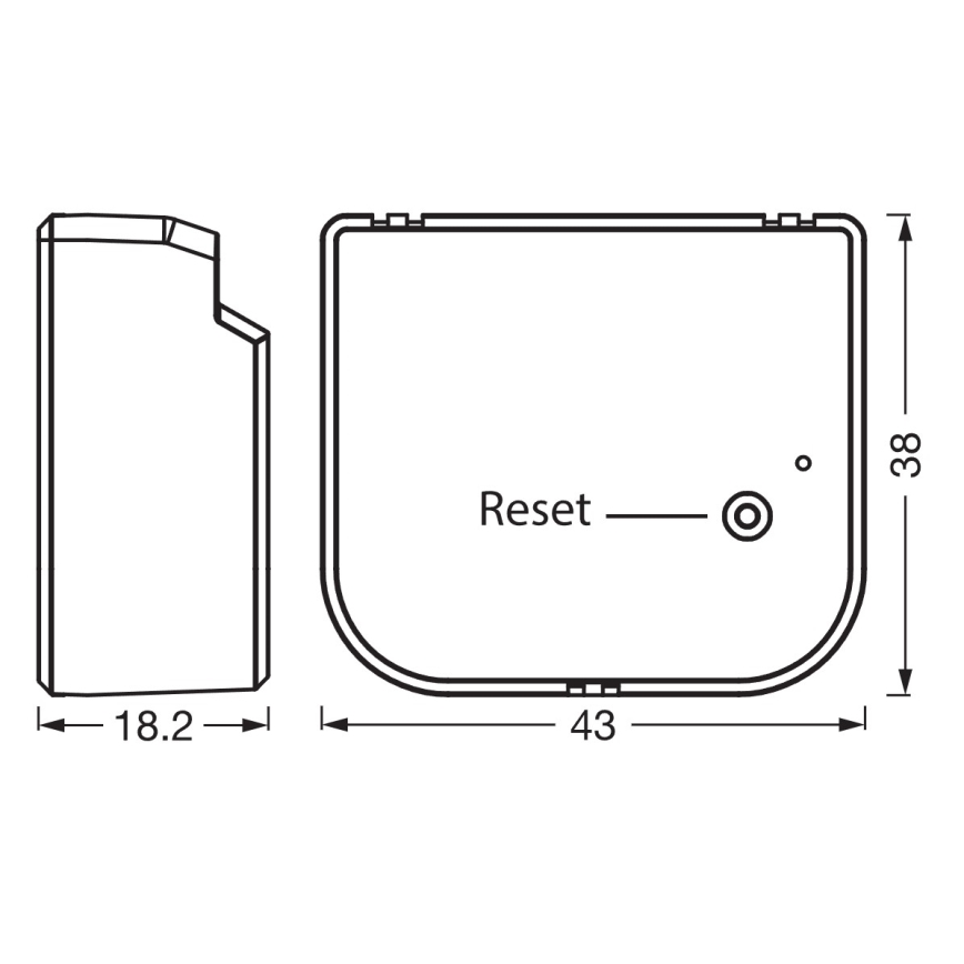 Osram - Modul za dvostruki prekidač SMART+ 230V Wi-Fi