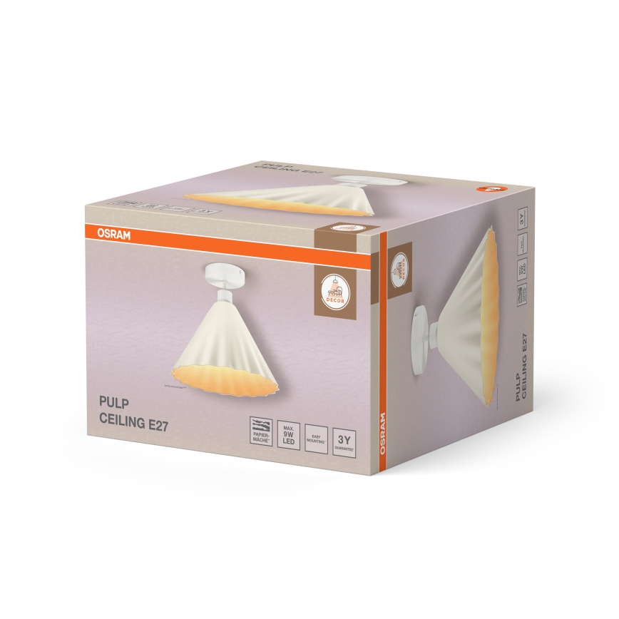 Osram - Nadgradna stropna svjetiljka PULP 1xE27/9W/230V pr. 31 cm