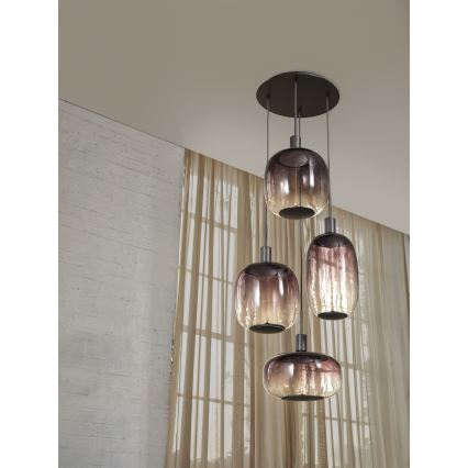 Osram - Napojni kabel NEEDLE PENDANT 4xE27/25W/230V antracit
