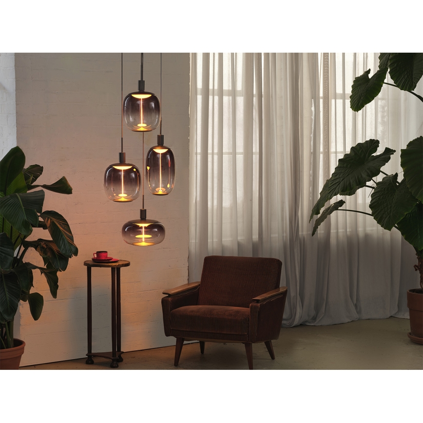 Osram - Napojni kabel NEEDLE PENDANT 4xE27/25W/230V antracit