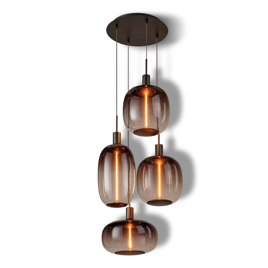 Osram - Napojni kabel NEEDLE PENDANT 4xE27/25W/230V antracit