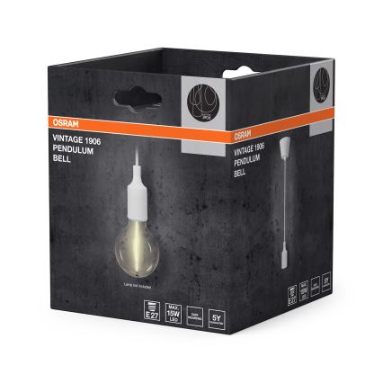 Osram - Napojni kabel PENDULUM BELL 1xE27/15W/230V bijeli