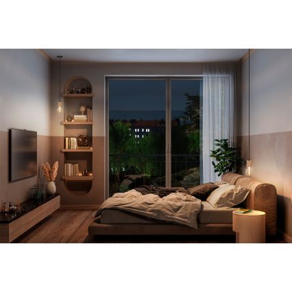 Osram - Napojni kabel PENDULUM CYLINDER 1xE27/15W/230V drvo