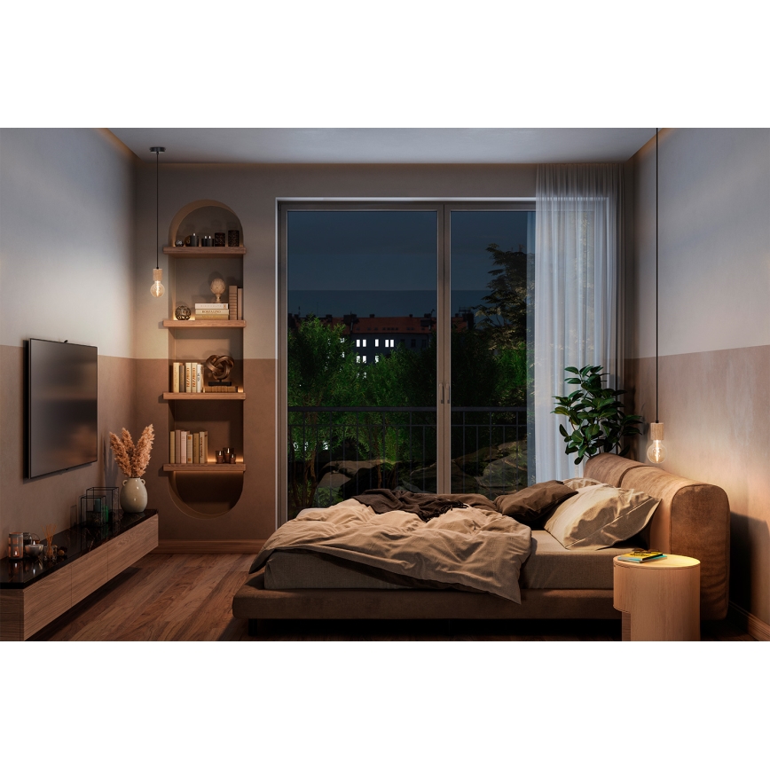 Osram - Napojni kabel PENDULUM CYLINDER 1xE27/15W/230V drvo