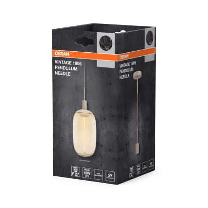 Osram - Napojni kabel PENDULUM NEEDLE 1xE27/15W/230V bež