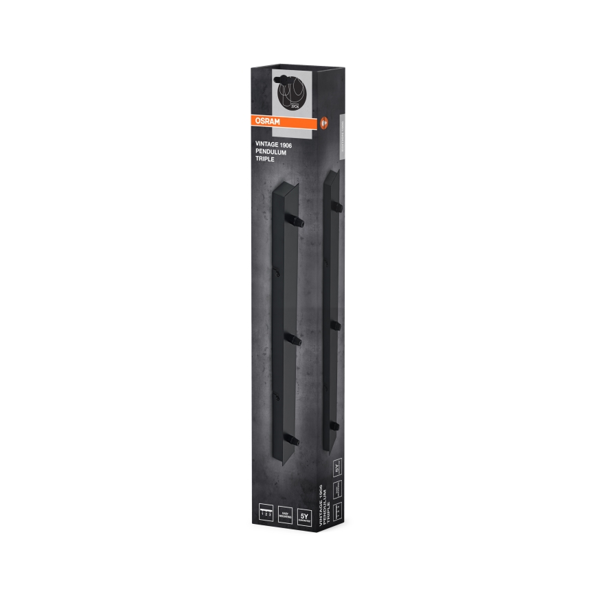 Osram - Nosač PENDULUM 230V crni