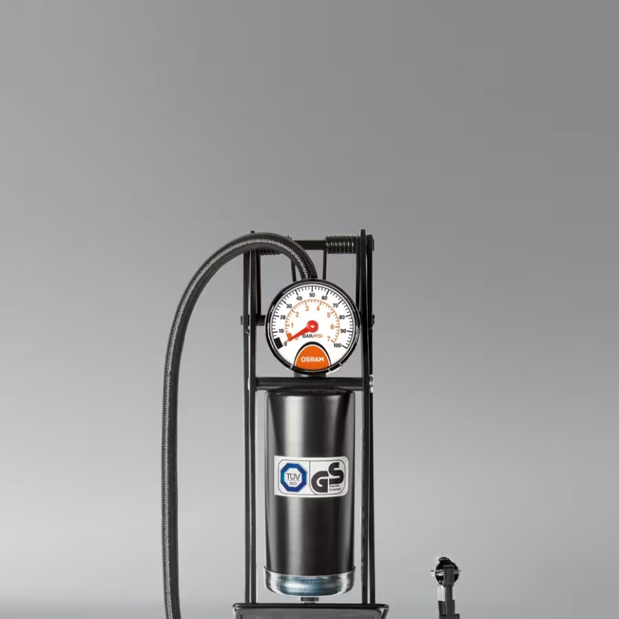 Osram - Nožna pumpa za gume s manometrom TYREINFLATE 10 ESSENTIAL OFP10ESN