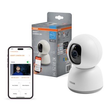 Osram - Pametna unutarnja kamera 360° s 2K senzorom SMART+ 230V Wi-Fi