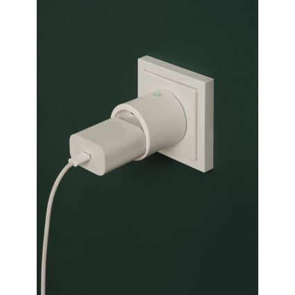 Osram - Pametna utičnica SMART+ MATTER SCHUKO 2300W/230V/10A Wi-Fi bijela