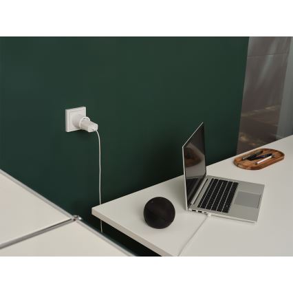 Osram - Pametna utičnica SMART+ MATTER SCHUKO 2300W/230V/10A Wi-Fi bijela