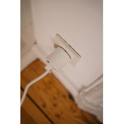 Osram - Pametna utičnica SMART+ MATTER SCHUKO 2300W/230V/10A Wi-Fi bijela