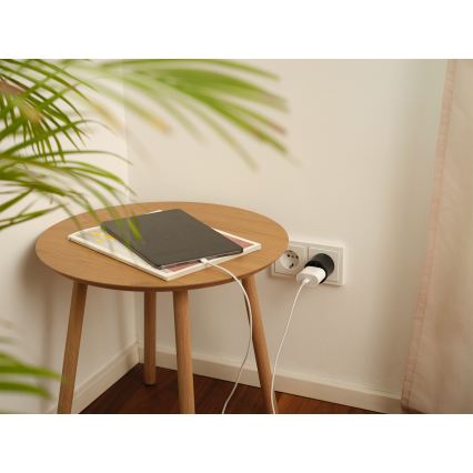 Osram - Pametna utičnica SMART+ MATTER SCHUKO 2300W/230V/10A Wi-Fi crna