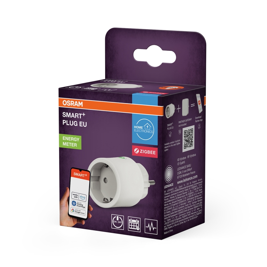 Osram - Pametna utičnica SMART+ SCHUKO 2300W/230V/10A bijela