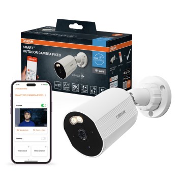 Osram - Pametna vanjska kamera sa senzorom 2K SMART+ 230V IP67 Wi‑Fi