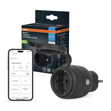 Osram - Pametna vanjska utičnica SMART+ MATTER SCHUKO 3680W/230V/16A IP44 Wi-Fi
