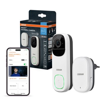 Osram - Pametno video zvono s 2K senzorom SMART+ 230V IP66 Wi‑Fi