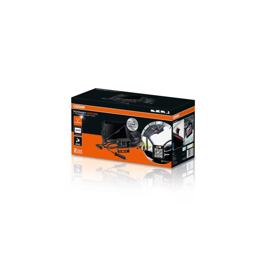 Osram - Stražnja kamera ROADSIGHT OCS700N Full HD 1080p 12/24V IP67 + daljinski upravljač