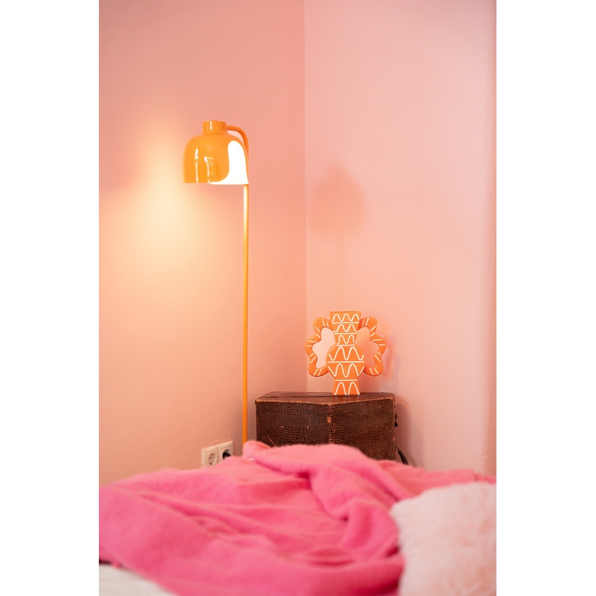 Osram - Podna lampa DECOR COROLLE 1xE27/15W/230V narančasta