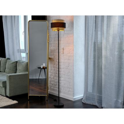 Osram - Podna lampa DECOR HORNET 1xE27/10W/230V crna/zlatna