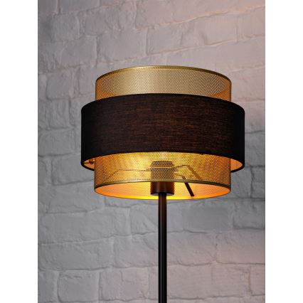 Osram - Podna lampa DECOR HORNET 1xE27/10W/230V crna/zlatna