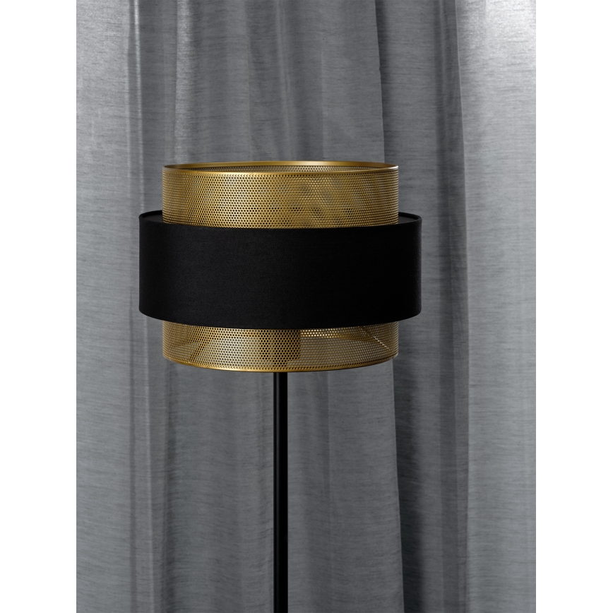 Osram - Podna lampa DECOR HORNET 1xE27/10W/230V crna/zlatna