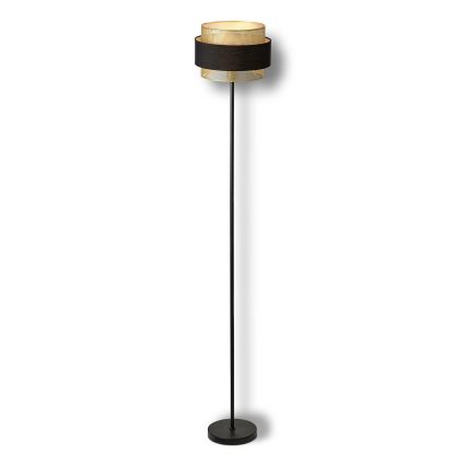 Osram - Podna lampa DECOR HORNET 1xE27/10W/230V crna/zlatna