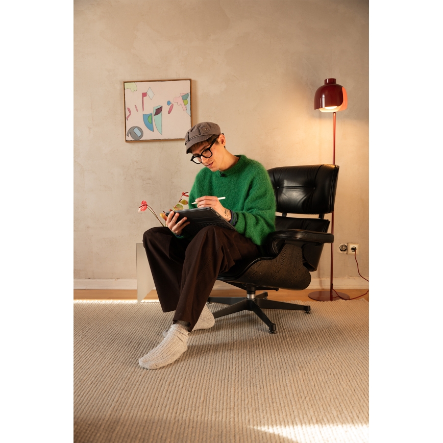 Osram - Podna svjetiljka DECOR COROLLE 1xE27/15W/230V crvena