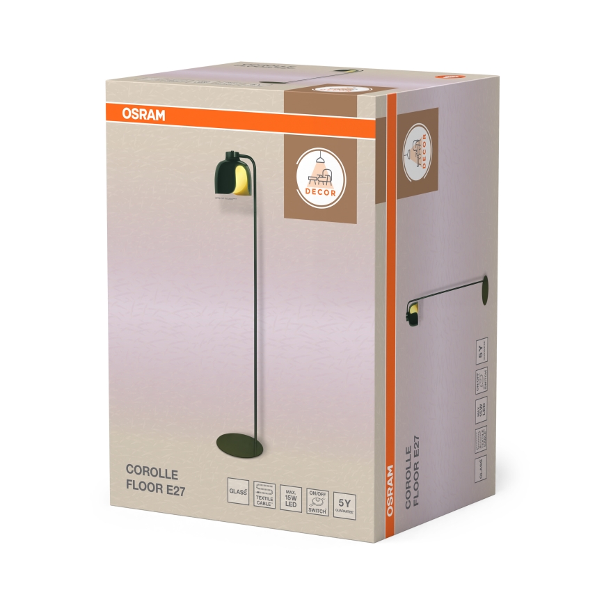 Osram - Podna svjetiljka DECOR COROLLE 1xE27/15W/230V zelena