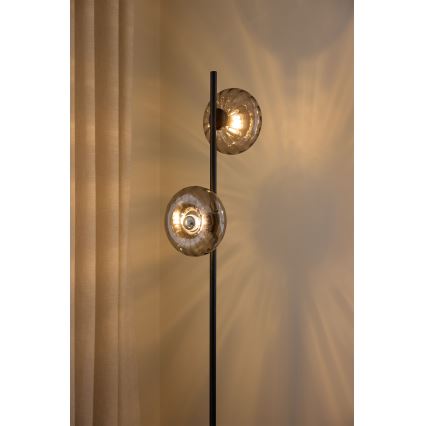 Osram - Podna svjetiljka DECOR SMOKE 2xE14/12W/230V crna/zadimljeno-siva