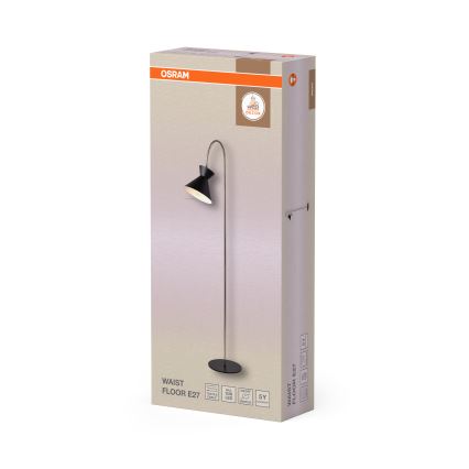 Osram - Podna svjetiljka DECOR WAIST 1xE27/40W/230V crna