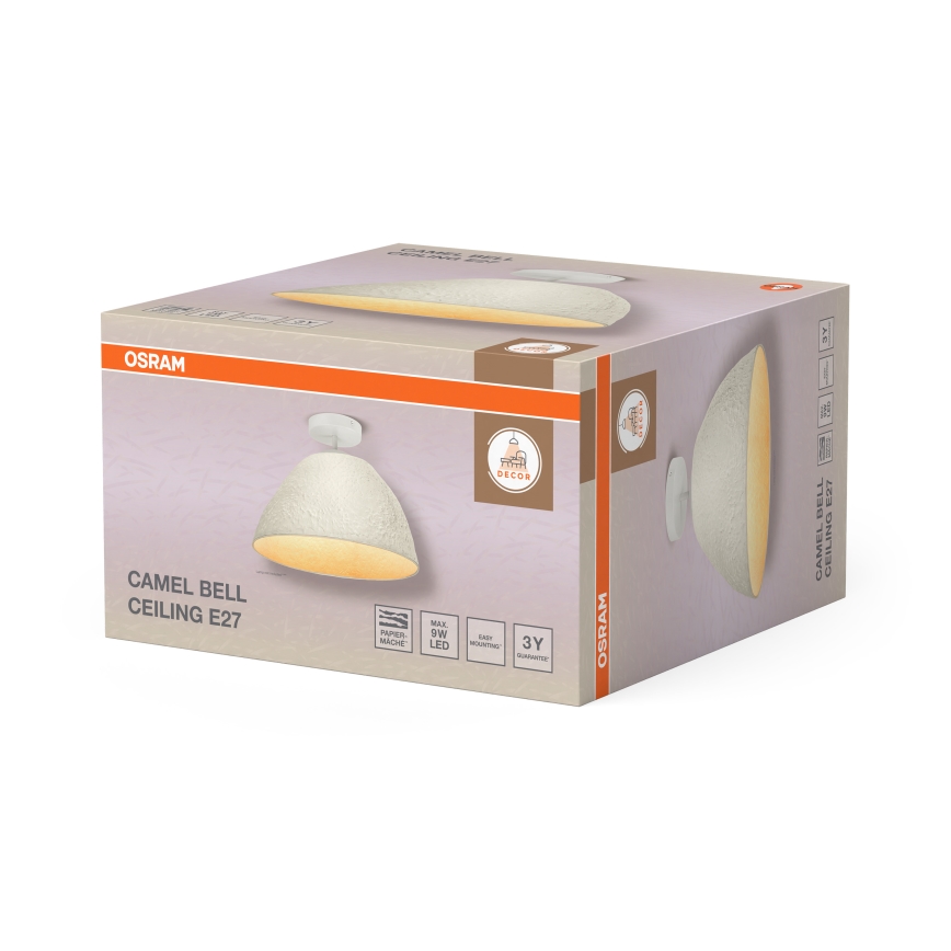 Osram - Površinski montiran stropni luster CAMEL BELL 1xE27/9W/230V Ø 37,5 cm