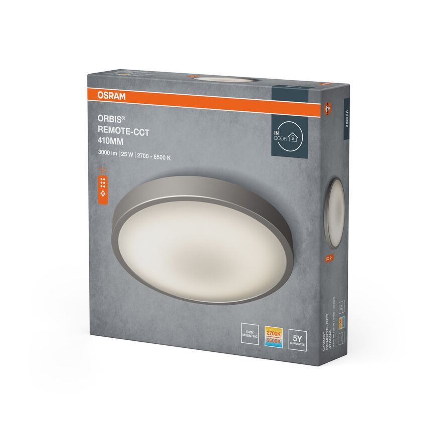 Osram - LED prigušiva stropna svjetiljka ORBIS LED/25W/230V 2700-6500 pr. 41 cm + daljinski upravljač