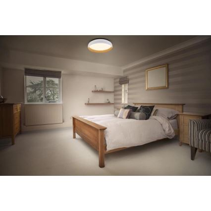 Osram - LED prigušivo stropno svjetlo ORBIS LIVIA LED/36W/230V Ø 52 cm bijela/smeđa