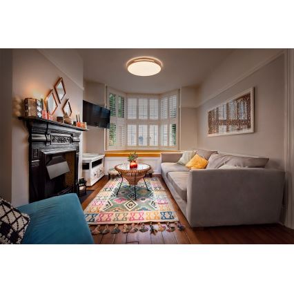 Osram - prigušiva LED stropna svjetiljka ORBIS WOODBURRY LED/36W/230V, promjer 50 cm