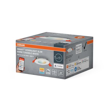 Osram - Prigušiva LED ugradna svjetiljka SMART+ DOWNLIGHT LED/4,5W/230V 3000-6500K Wi-Fi
