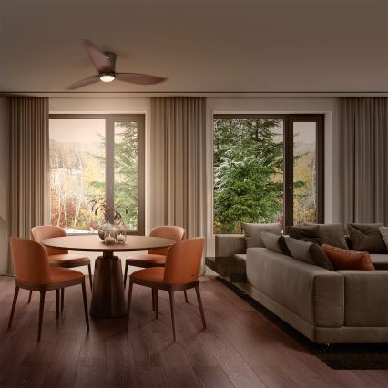 Osram - LED stropni ventilator FOHN s mogućnošću prigušivanja LED/18W/230V 3000/4000/6500K + daljinski upravljač