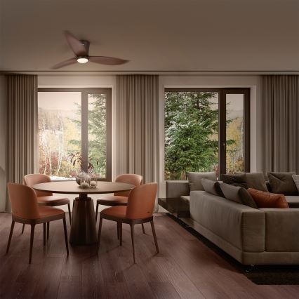 Osram - LED stropni ventilator FOHN s mogućnošću prigušivanja LED/18W/230V 3000/4000/6500K + daljinski upravljač