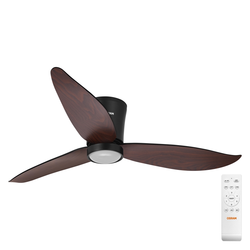 Osram - LED stropni ventilator FOHN s mogućnošću prigušivanja LED/18W/230V 3000/4000/6500K + daljinski upravljač