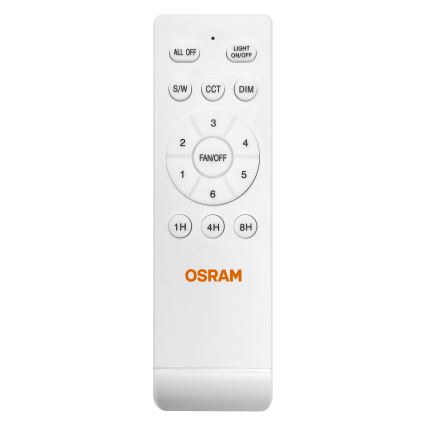Osram - LED stropni ventilator FOHN s mogućnošću prigušivanja LED/18W/230V 3000/4000/6500K + daljinski upravljač